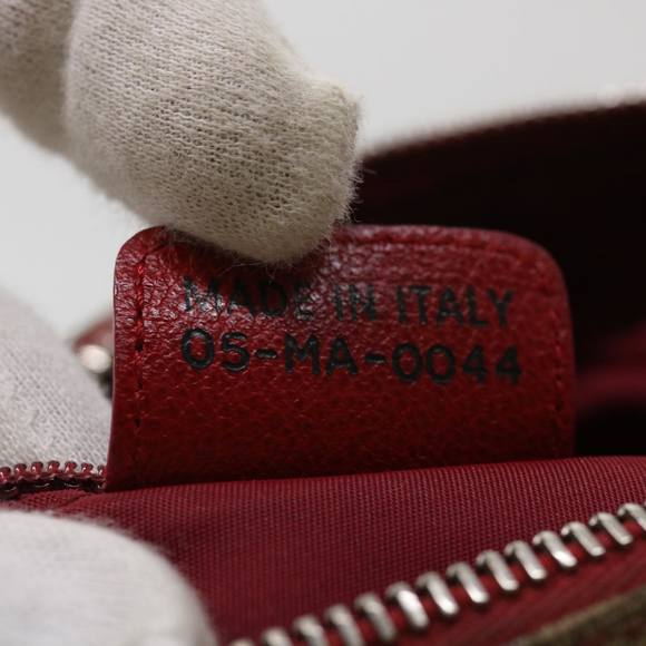 Christian Dior Trotter Canvas Shoulder Bag Rasta Color Brown Auth rd4643 - Picture 12 of 16